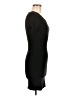 Olivaceous Solid Black Casual Dress Size M - photo 4