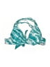 Shade & Shore Tie-dye Teal Swimsuit Top Size S - photo 1
