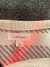 colsie Plaid White Pullover Sweater Size L - photo 7