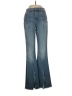 7 For All Mankind Hearts Blue Jeans Size 25 waist - photo 1