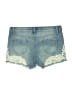Mudd Paisley Blue Denim Shorts Size 16 - photo 2