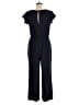 Ann Taylor 100% Polyester Solid Black Jumpsuit Size 6 - photo 2