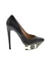 Ivy Kirzhner 100% Leather Animal Print Black Heels Size 6 - photo 1
