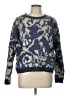 Bibi Animal Print Blue Pullover Sweater Size L - photo 1