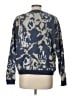 Bibi Animal Print Blue Pullover Sweater Size L - photo 2