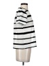 Modern Works Stripes Silver Short Sleeve Top Size S - photo 4