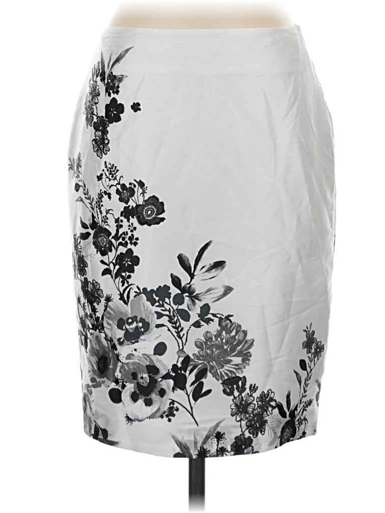 Pre-owned Vince Camuto Formal Skirt In Silver