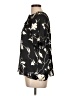 Nine West 100% Polyester Black Short Sleeve Blouse Size L - photo 5
