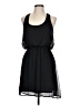 Eyeshadow 100% Polyester Solid Black Casual Dress Size L - photo 1