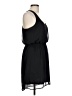 Eyeshadow 100% Polyester Solid Black Casual Dress Size L - photo 4