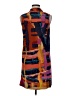 Ali Ro Graphic Orange Casual Dress Size 6 - photo 2