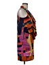 Ali Ro Graphic Orange Casual Dress Size 6 - photo 4