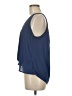 Lush 100% Polyester Blue Sleeveless Blouse Size M - photo 5