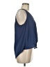 Lush 100% Polyester Blue Sleeveless Blouse Size M - photo 4