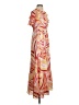 Donna Morgan 100% Polyester Print Orange Casual Dress Size 2 - photo 4