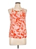 Assorted Brands 100% Rayon Orange Sleeveless Blouse Size L (estimated) - photo 1