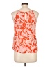Assorted Brands 100% Rayon Orange Sleeveless Blouse Size L (estimated) - photo 2