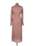 Zara 100% Polyester Checkered-gingham Brown Casual Dress Size XS - photo 2
