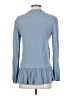 Knox Rose Blue Long Sleeve Blouse Size XS - photo 2