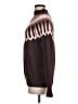 Vero Moda Chevron-herringbone Brown Turtleneck Sweater Size M - photo 5