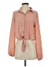 Guess Orange Long Sleeve Blouse Size S - photo 1