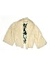 CAbi 100% Polyester Ivory Faux Fur Jacket Size XS - photo 1