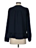 Ann Taylor LOFT 100% Polyester Blue Long Sleeve Blouse Size S - photo 2