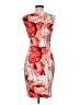 Boston Proper Graphic Red Cocktail Dress Size 8 - photo 2