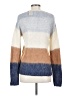 Hem & Thread Color Block Blue Pullover Sweater Size S - photo 2
