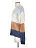 Hem & Thread Color Block Blue Pullover Sweater Size S - photo 5