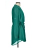 Fab'rik 100% Polyester Solid Teal Casual Dress Size L - photo 4