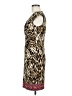 Boston Proper Animal Print Brown Cocktail Dress Size 6 - photo 5