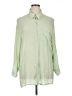 Breezy Lane Green 3/4 Sleeve Button-Down Shirt Size XXL - photo 1
