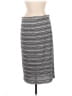 Bobeau Stripes Gray Casual Skirt Size M - photo 2