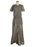 Free People Stripes Gray Jumpsuit Size S - photo 1