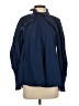 Tish Cox 100% Cotton Blue Long Sleeve Blouse Size XXS - photo 1