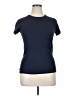 Three Dots 100% Cotton Blue Short Sleeve Turtleneck Size XL - photo 1