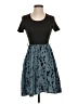 Shein 100% Polyester Animal Print Teal Casual Dress Size S - photo 1