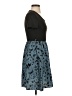 Shein 100% Polyester Animal Print Teal Casual Dress Size S - photo 4
