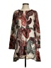 Chico's Paisley Brown Casual Dress Size Sm (0) - photo 1