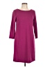 Apt. 9 Solid Burgundy Casual Dress Size M - photo 1