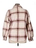 Almost Famous 100% Polyester Plaid Pink Jacket Size XL - photo 2