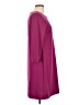 Apt. 9 Solid Burgundy Casual Dress Size M - photo 4