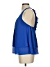 ElizabethRyan 100% Polyester Blue Sleeveless Blouse Size S - photo 5