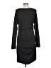 Express Solid Gray Casual Dress Size L - photo 2