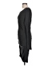 Express Solid Gray Casual Dress Size L - photo 5