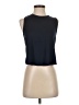 Shein Blue Sleeveless T-Shirt Size 4 - photo 1