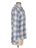Rails 100% Rayon Checkered-gingham Gray Long Sleeve Button-Down Shirt Size XS - photo 4