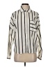 Lulus 100% Cotton Stripes Ivory Long Sleeve Button-Down Shirt Size S - photo 1