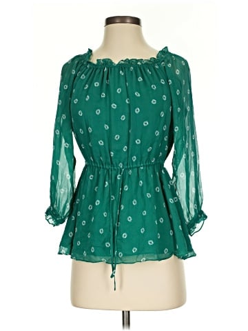 Diane von Furstenberg 3/4 Sleeve Silk Top (view 1)